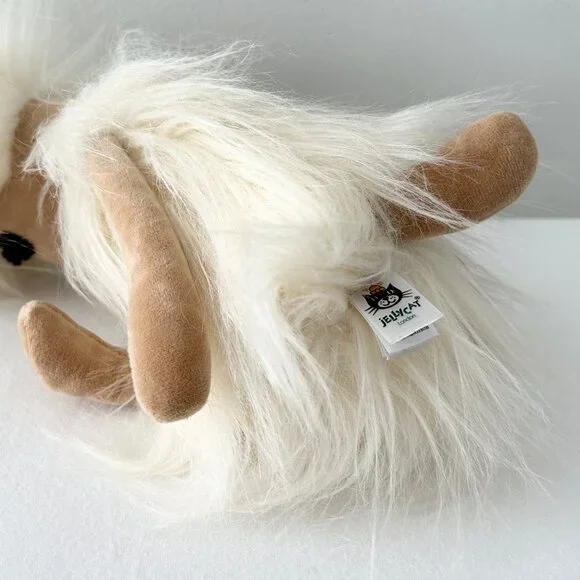 JELLYCAT Swellegant Sophie Sheep Plush 15” Stuffed Animal Toy Silky Fur Glitter - Picture 8 of 9